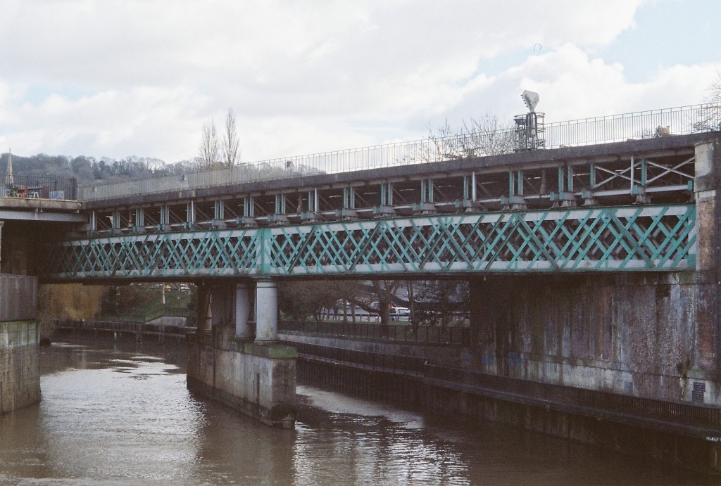 bath bridge, film photography, travel to bath