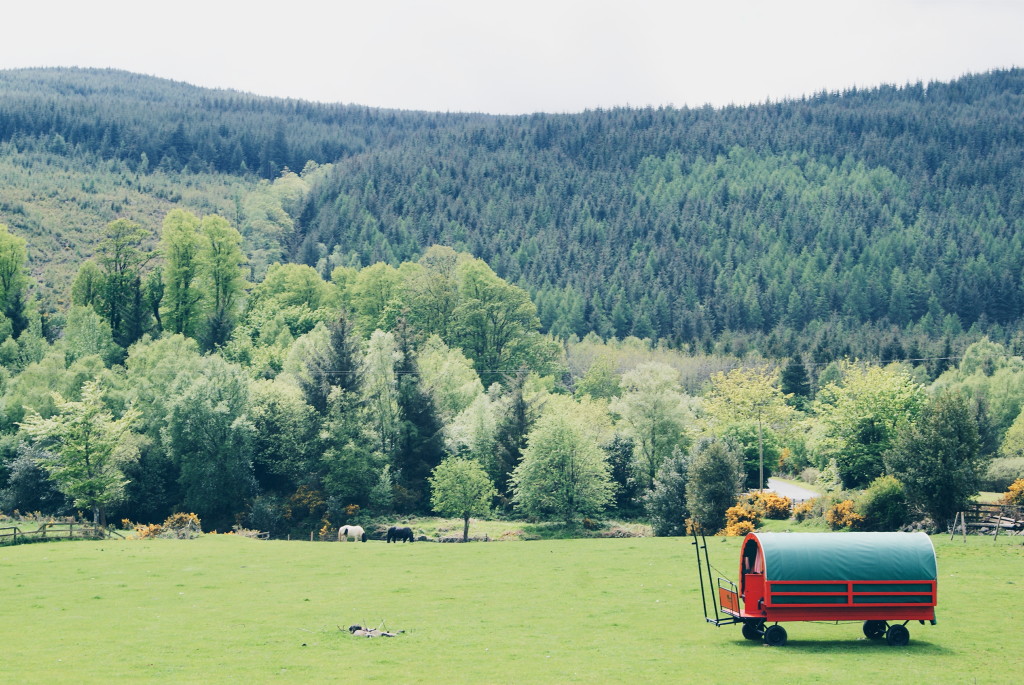 weekend in wicklow, gypsy caravans ireland, ireland glamping