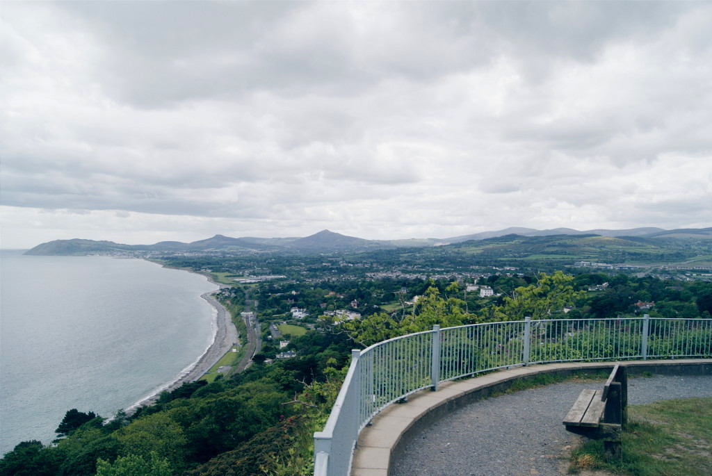 day trips from dublin, killiney hill park, views over dublin