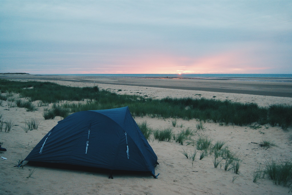 wild camping in norfolk, wild camping UK, norfolk beach