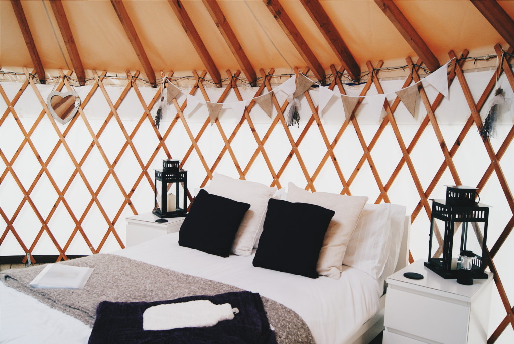 glamping in wales, yurts in wales, yurt camping UK 